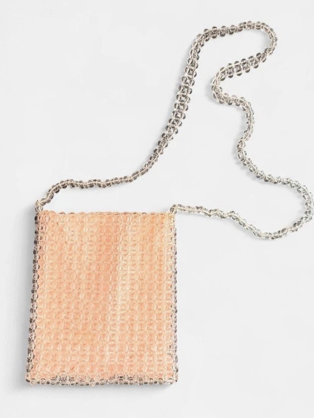 UO Pink Beaded Crossbody Bag